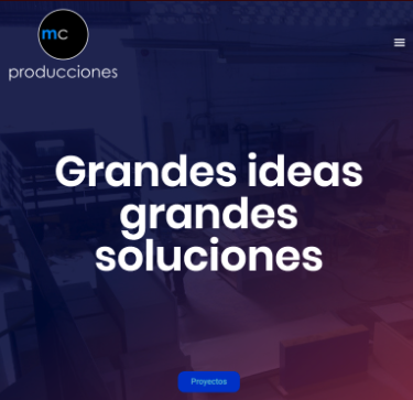 Web de MC Producciones